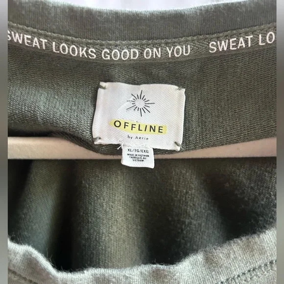 Aerie OFFLINE Cropped Muscle Tank Top | Size XL - Picture 3 of 4